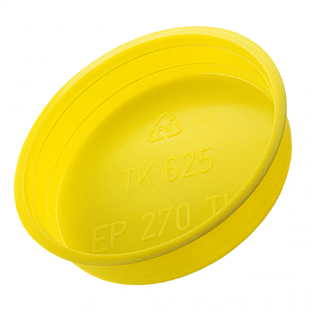 Bouchon conique jaune pour micro station d'épuration SEBICO AQUAmeris