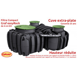 Filtre compact Graf easyRock de 4 à 6 EH, version pack ou en ligne