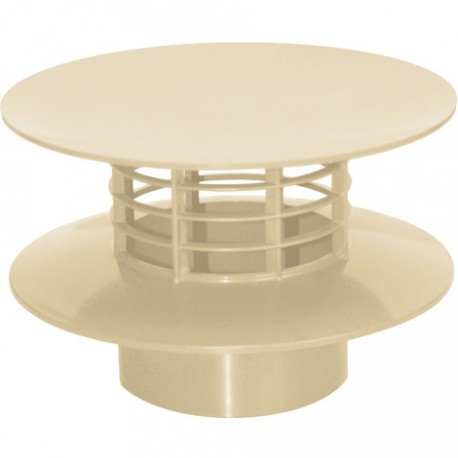 Extacteur statique Beige Diam 100mm Extacteur statique Beige Diam 100mm