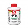 Bidon de colle  250 ml, spécial PVC assainissement, agréée eau potable,  avec goupillon.
