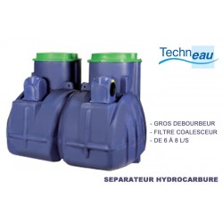 Débourbeur / séparateur 8 l/s
