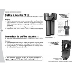 PRÉFILTRE à LAMELLES PF17+CPS pour fosse