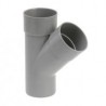 Culotte Y diam 100 mm 45° Male / Femelle / Femelle
