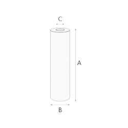Cartouche filtrante  RL10SX 50 micron