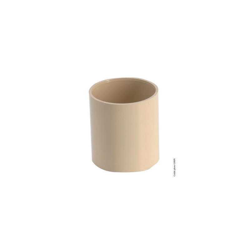 Manchon PVC D100 mm sable Manchon PVC D100 mm sable