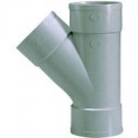 Culotte Y diam 100 mm 45° Femelle / Femelle / Femelle