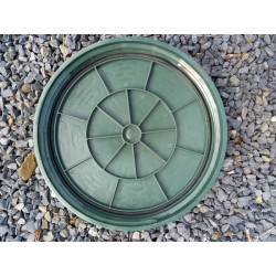 Couvercle de regard sotralentz D320 mm, plein, non perforé, avec joint anti-odeur