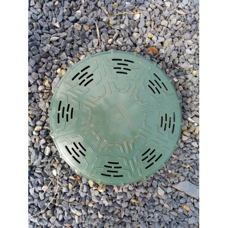 Couvercle perforé de regard de bouclage sotralentz D320 mm