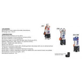 Pompe Pedrollo ZXm 2/40-GM