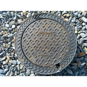 Couvercle fonte avec anneau béton