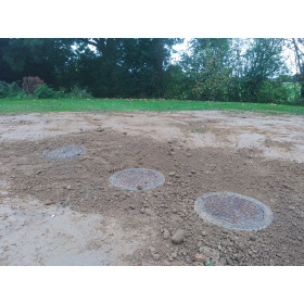 Couronne béton + tampon hydraulique fonte D400