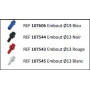 Embout tétine 1/2 '' x 19 mm Bleu (micro-station Graf)