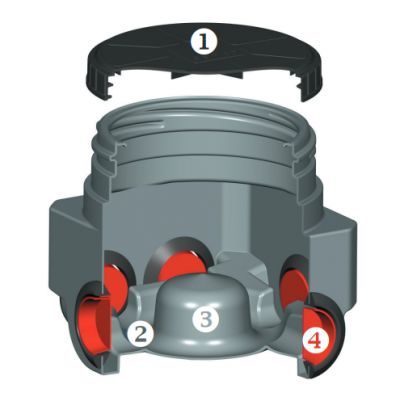 Regard de répartition / bouclage SEBICO à boule