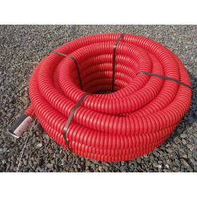 Gaine fourreau TPC 40 mm rouge 25 m